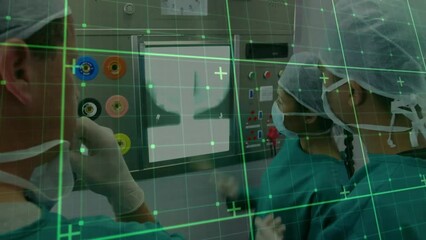 Poster - Animation of data processing over diverse surgeons in hospital