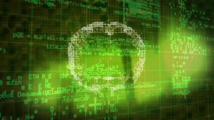 Poster - Animation of scientific data processing over human brain