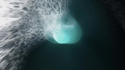 Wall Mural - Ice Cavern Seamless Looping - animation