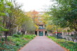 University of Pennsylvania Fall colorful foliage autumn landscape	
