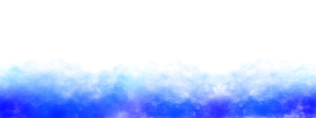 Wall Mural - blue color isolated smoke png. steam explosion special effect. effective texture of steam, smoke, fo