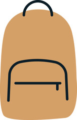 Poster - backpack illustration