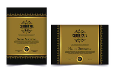 Wall Mural - Achievement certificate best award diploma