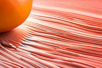 Poster - abstract orange background