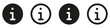 © Bogdan - Info icons set. Information icon collection. Info button. Info symbol flat style.