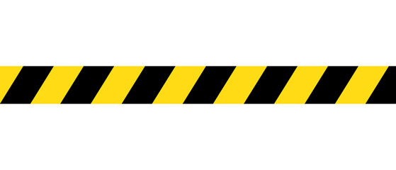 Wall Mural - Warning or Caution Tape Isolated on White