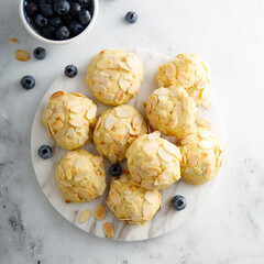 Wall Mural - Homemade gluten free almond cookies