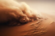 A photograph of a swirling dust storm on Mars, showcasing the planet's dynamic weather patterns and their potential impact on future missions 