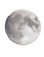 Wall Mural - moon in the dark on transparent background