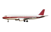 Classic Passenger Plane Boeing 707 On Transparent Background