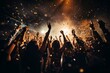 © aicandy - A lively crowd immersed in dance and merriment at a New Year's Eve bash