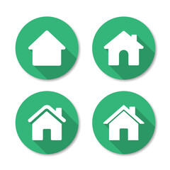 Aufkleber - home icon set. house icon set. homepage symbol for your website design, logo, app, ui.