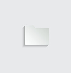 Poster -  Folder icon vector documents  sign