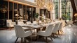 Dining room, Luxurious modern.