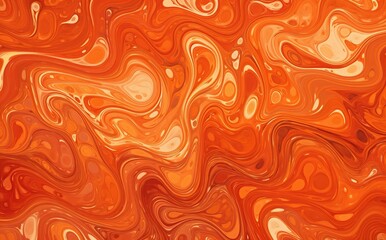 Poster - abstract orange background