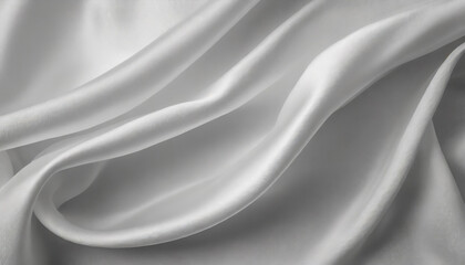 Abstract background luxury cloth, white silk texture