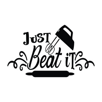 Stylish , fashionable  and awesome Kitchen typography art and illustrator