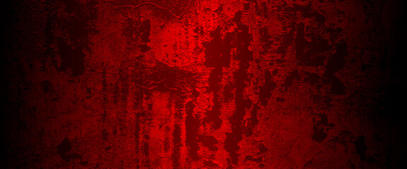 Fototapeta vector scary bloody wall, horror or halloween concept background.