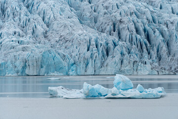 Wall Mural - Vatnajokull National Park - Iceland Fjallsarlon glacier lagoon