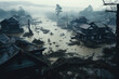 Rising Waters: A Catastrophic Event and the Race to Save a Flooded Village, When Nature Strikes: Devastation and Recovery in a Flooded Village AI Generative