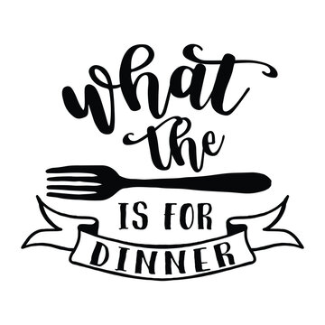 Stylish , fashionable  and awesome Kitchen typography art and illustrator