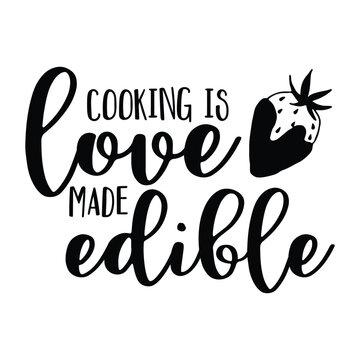 Stylish , fashionable  and awesome Kitchen typography art and illustrator