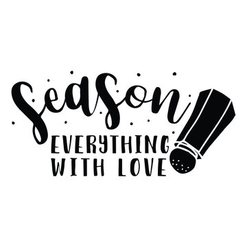 Stylish , fashionable  and awesome Kitchen typography art and illustrator