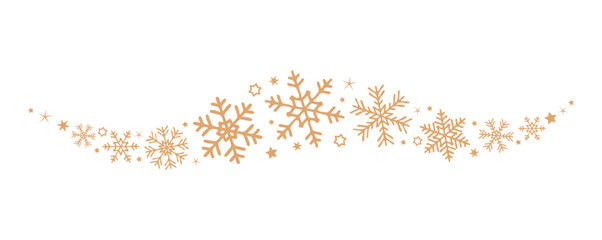 Wall Mural - merry christmas greeting card with snowflake wave vector illustration