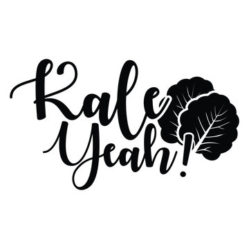 Stylish , fashionable  and awesome Kitchen typography art and illustrator
