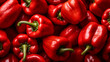 red bell peppers fresh vegetable background photography
