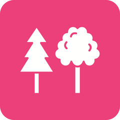 Poster - Forest Line Color Icon