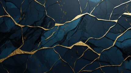 Unique Kintsugi desktop wallpaper, unique colors.