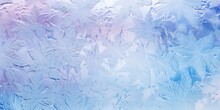 Snowflakes Texture In Pink, Purple And White For Winter Background. Close-up Of Ice Flowers With Small Bokeh Effect For Luxury, Business. Natural, Seamless Pattern.