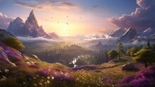 Fantasy Landscape Art And Its Profound Impact On Player Engagement And Emotional Connection To The Magical Game World