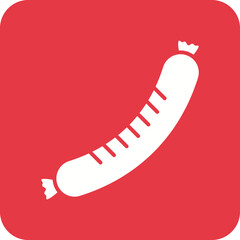 Poster - Sausage Line Color Icon