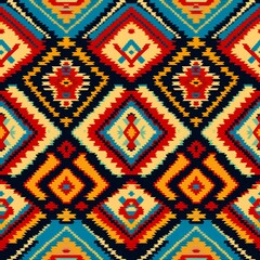 Aufkleber - Berber Moroccan Kilim Pattern