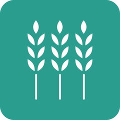 Poster - Wheat Line Color Icon