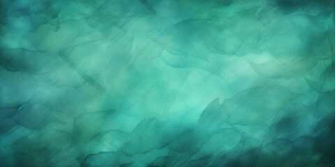 Wall Mural - Dark green mint sea teal jade emerald turquoise light blue abstract background. Color gradient blur. Rough grunge grain noise. Brushed matte shimmer. Metallic foil effect. Design. Template. Empty