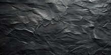Art Black Concrete Stone Texture For Background In Black