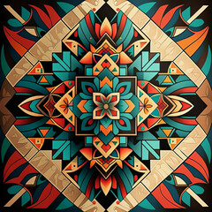 Wall Mural - decorative art pattern