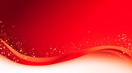 Wall Mural - Christmas festive abstract draped background with gold confetti and sparkles with copy space for greeting text or advertisement. christmas and new year background concept