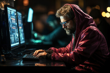 Aufkleber - an ethical hacker working to improve cybersecurity, emphasizing the ethics of digital security and p