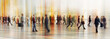 © RealPeopleStudio - Multiple people with blurry motion walking in the street
