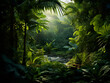 dense tropical rainforest
