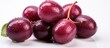 The ripe red plum seen against a white isolated background with a clipping path is not only a sweet and delicious dessert but also a healthy addition to any organic diet highlighting the imp