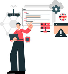 Website Development Illustration
