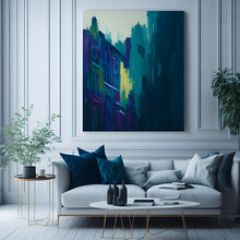 Transform Your Living Space Into An Enchanting Canvas Of Impressionistic Art. This Captivating Composition Captures The Finest Details Of Architectural Elements And HD Images In Interior Designs. Deli