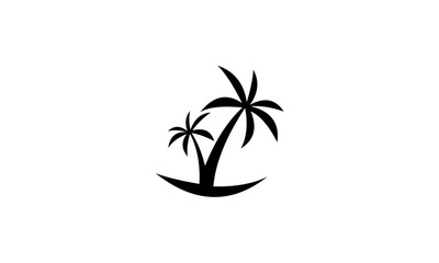 Wall Mural - palm tree icon