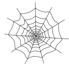 Sticker - Spider web vector