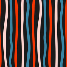 Seamless Pattern With Vertical Stripes